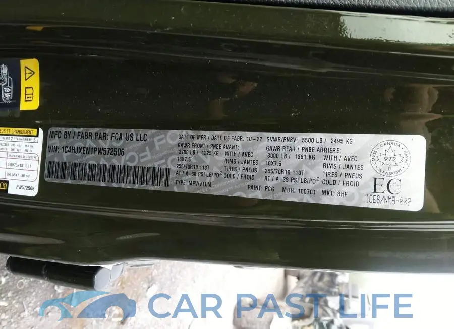 1C4HJXEN1PW572506# 9