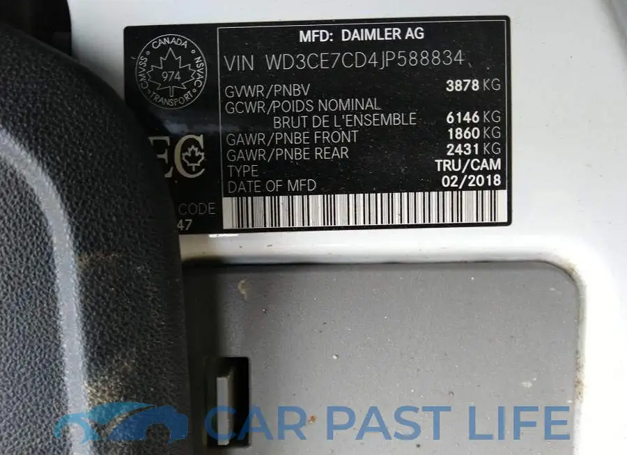 WD3CE7CD4JP588834# 9
