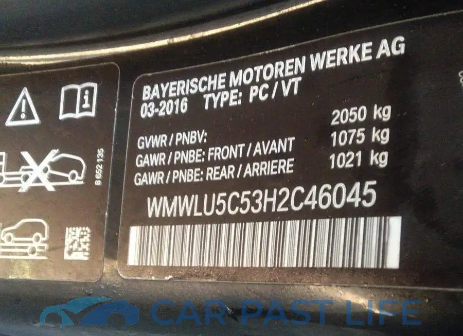 WMWLU5C53H2C46045# 9
