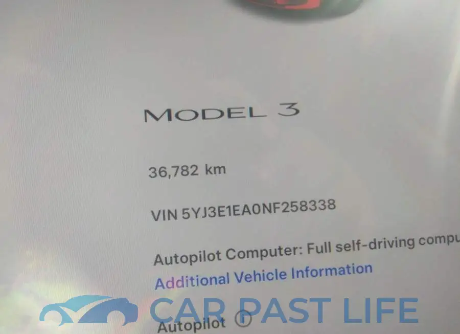 5YJ3E1EA0NF258338# 7