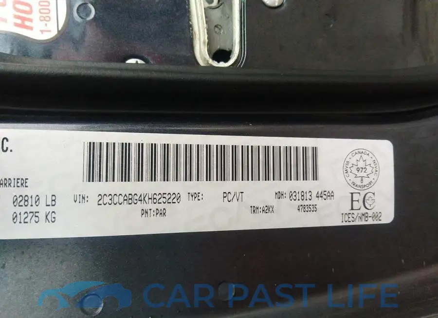 2C3CCABG4KH625220# 9