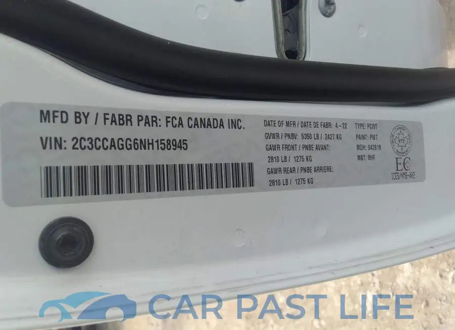 2C3CCAGG6NH158945# 9