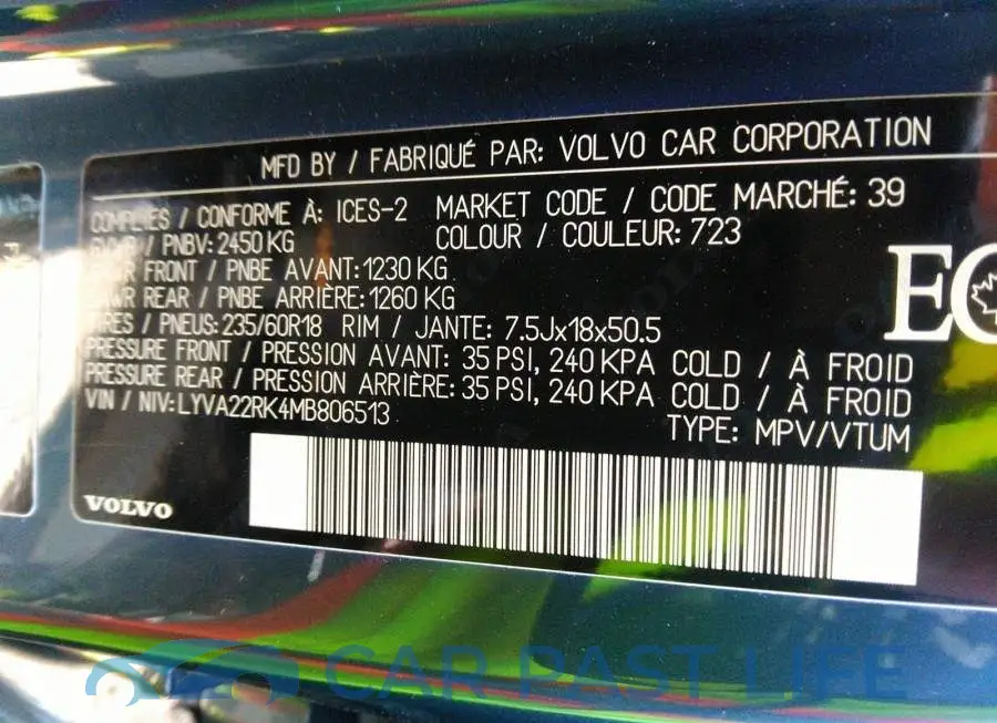 LYVA22RK4MB806513# 9