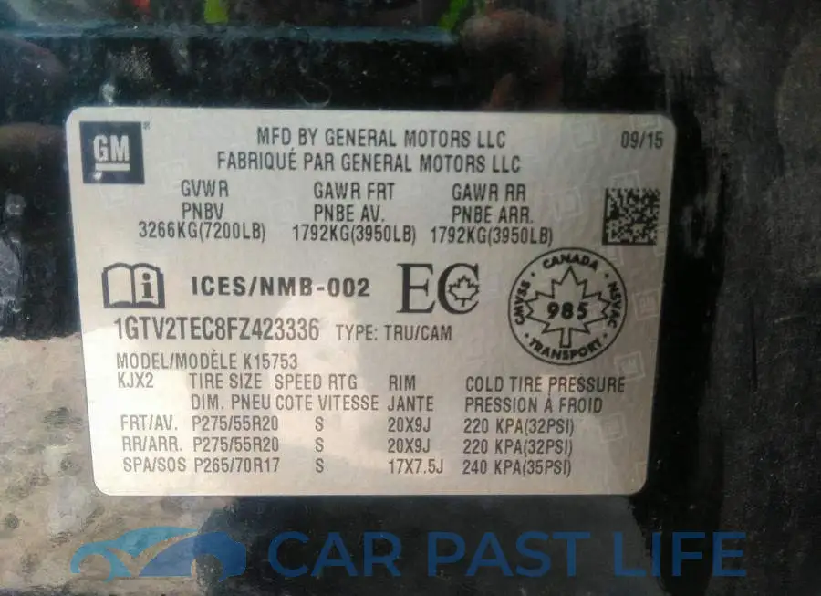 1GTV2TEC8FZ423336# 9