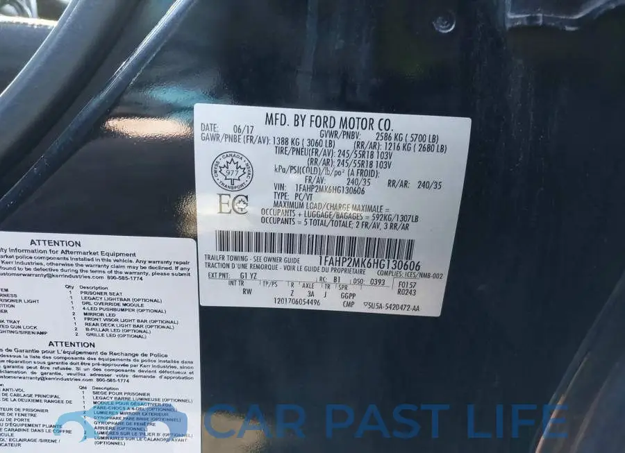 1FAHP2MK6HG130606# 9