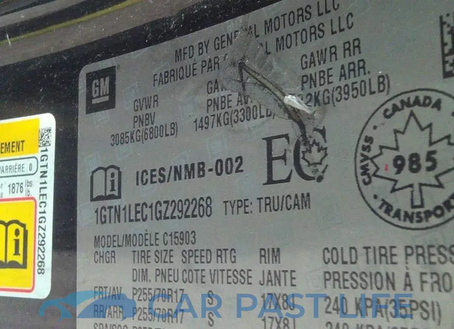 1GTN1LEC1GZ292268# 9