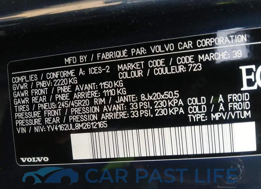 YV4162UL8M2612165# 9