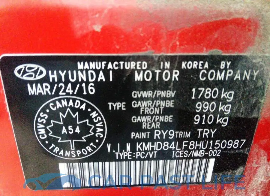 KMHD84LF8HU150987# 9