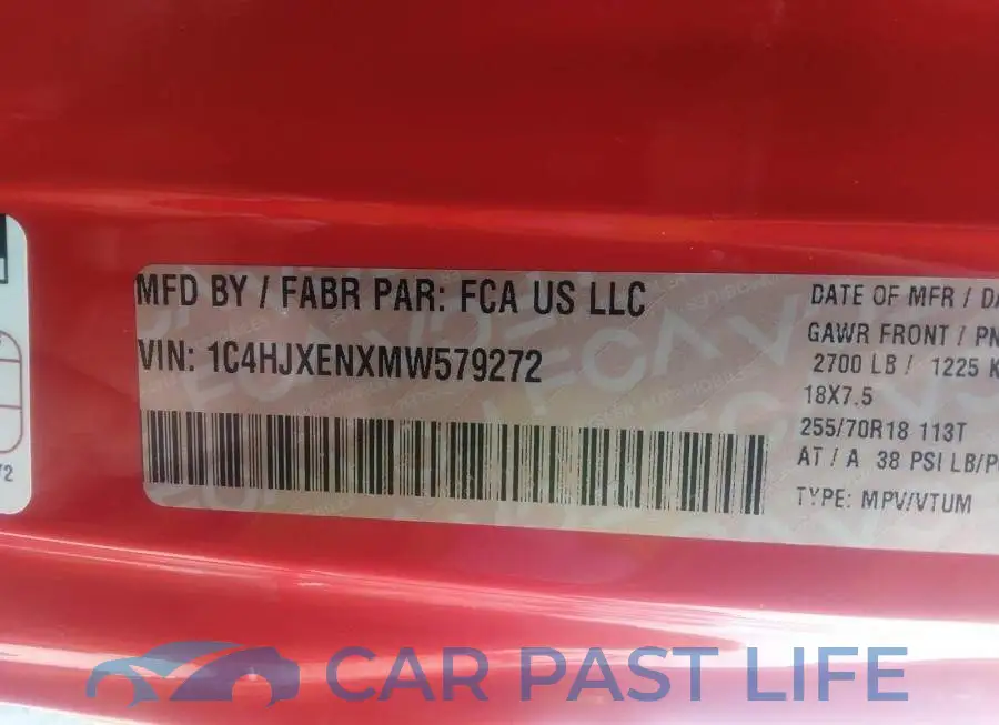 1C4HJXENXMW579272# 9