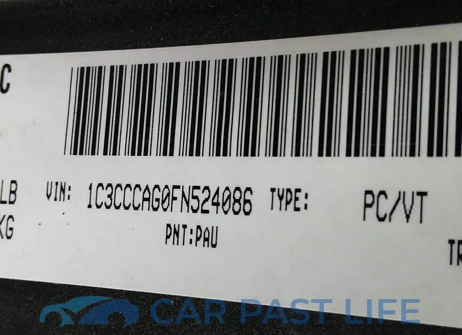 1C3CCCAG0FN524086# 9