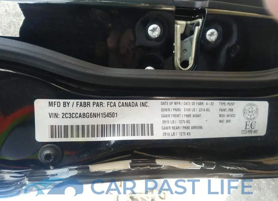 2C3CCABG6NH154501# 9