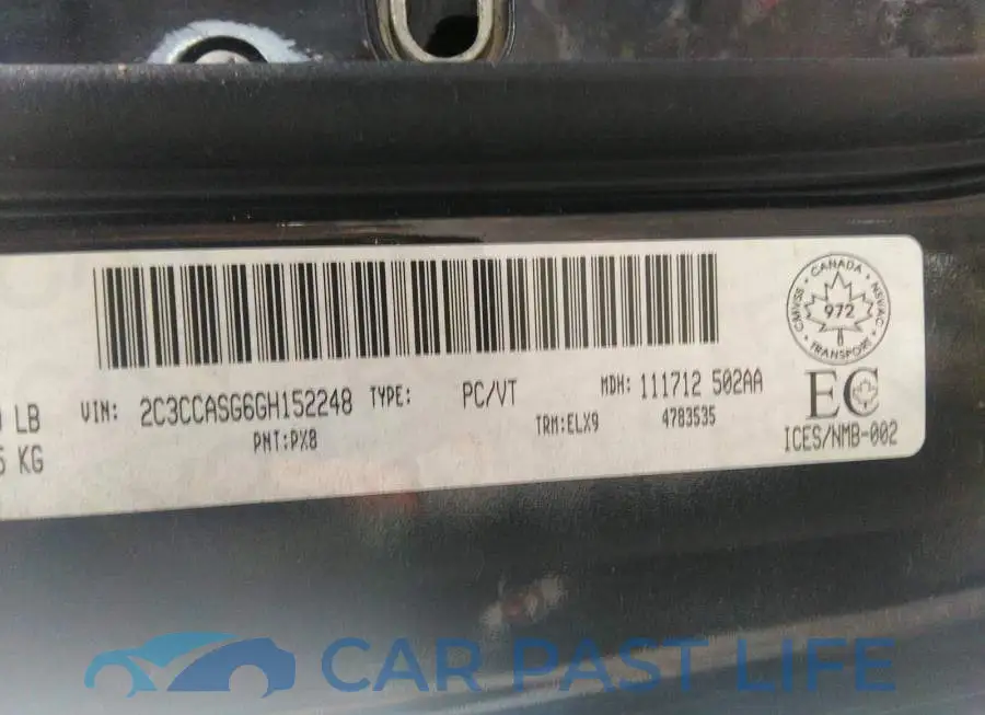2C3CCASG6GH152248# 9