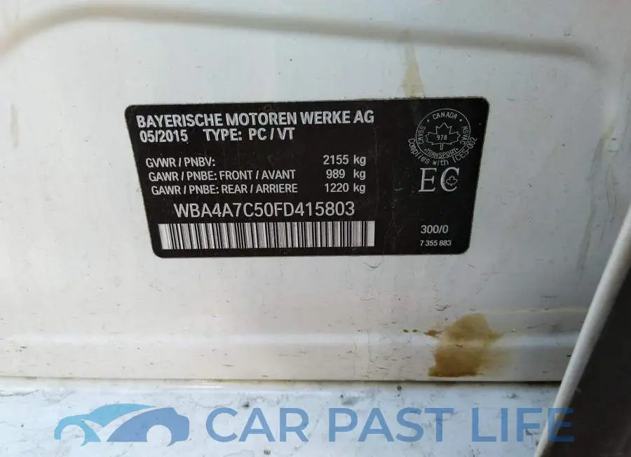 WBA4A7C50FD415803# 9