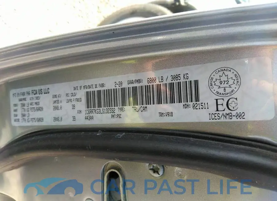 1C6RR7KG3LS132332# 9
