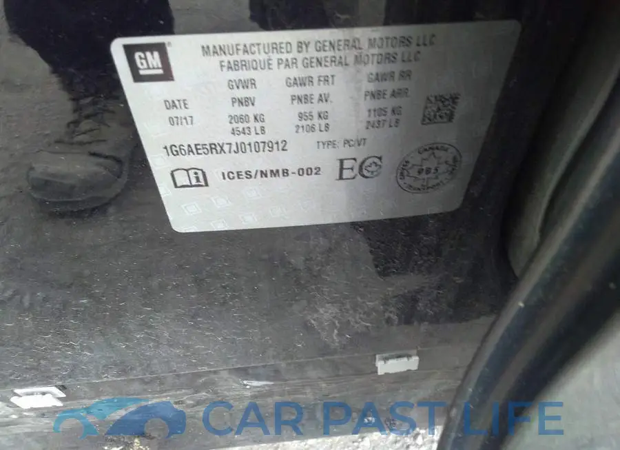 1G6AE5RX7J0107912# 9