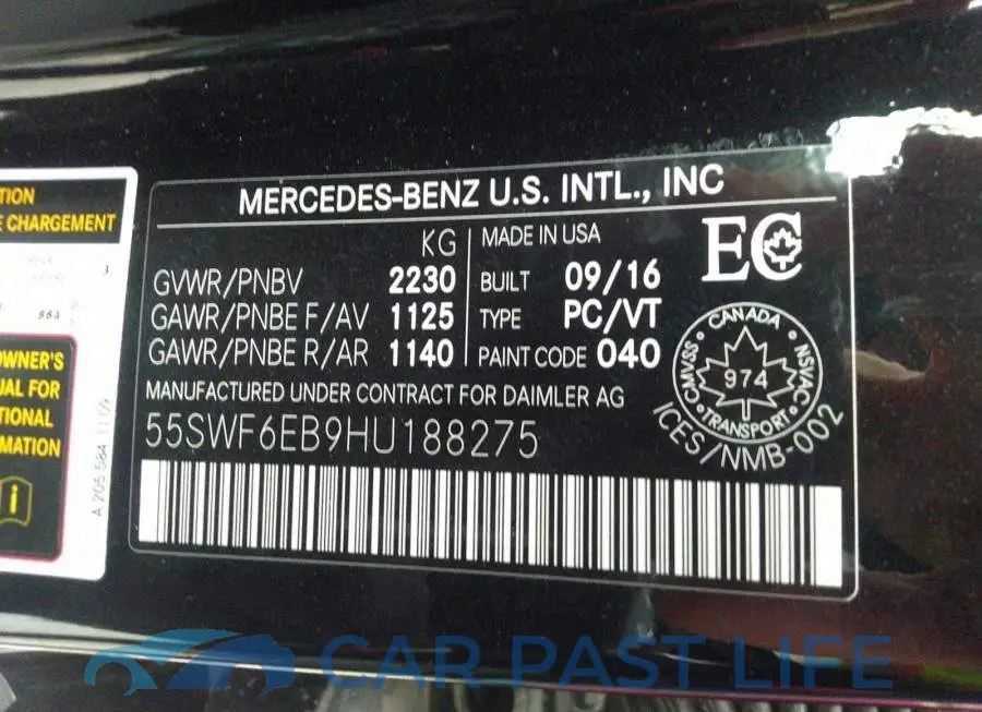 55SWF6EB9HU188275# 9
