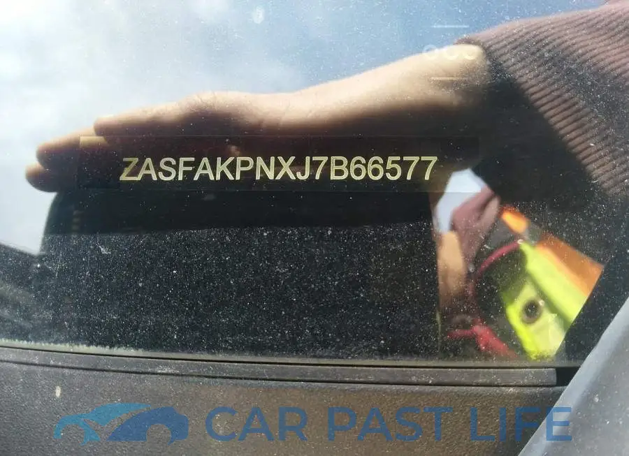 ZASFAKPNXJ7B66577# 9