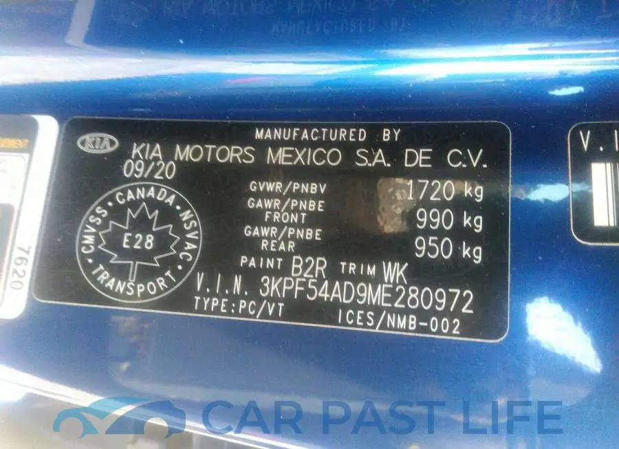 3KPF54AD9ME280972# 9