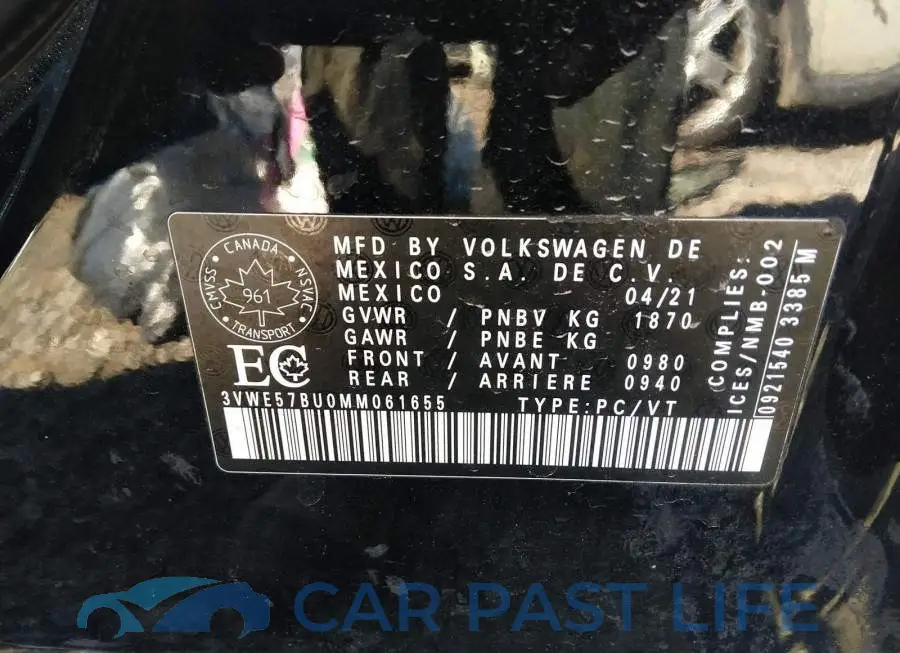 3VWE57BU0MM061655# 9
