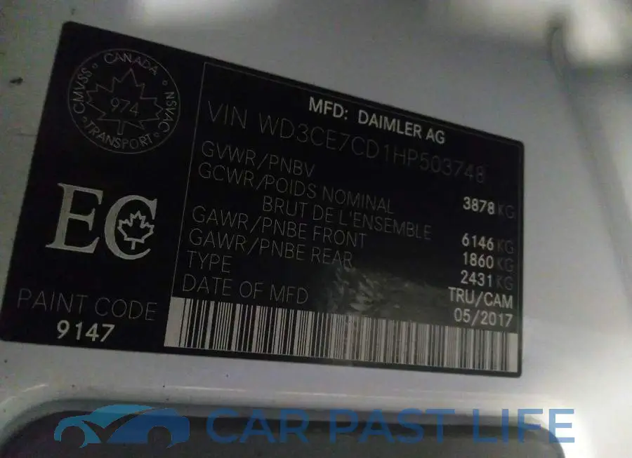 WD3CE7CD1HP503748# 9