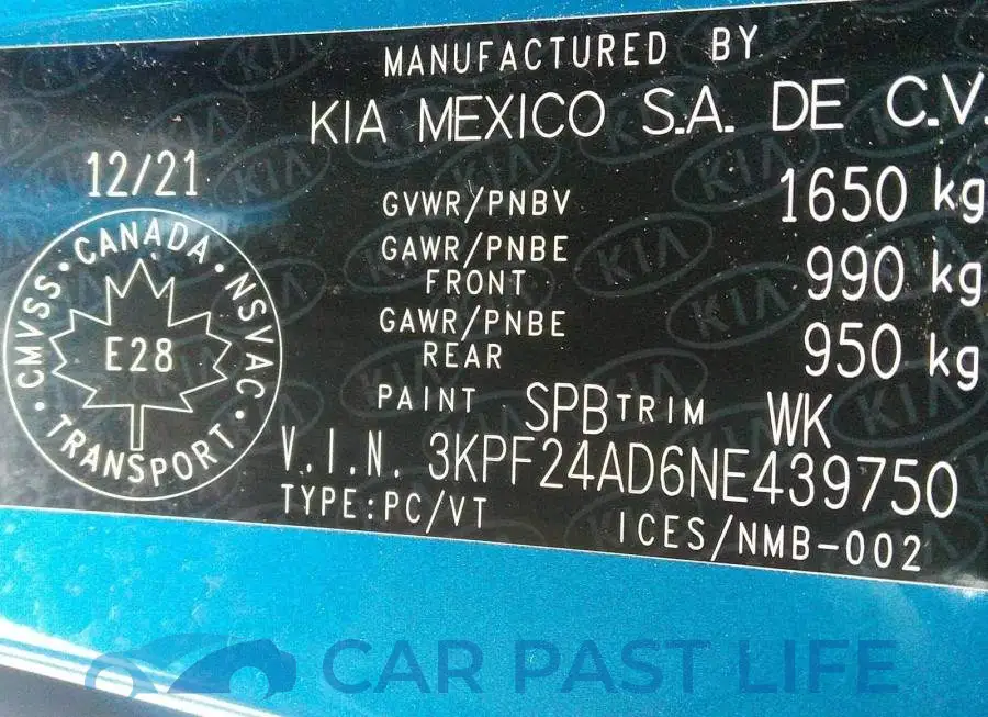 3KPF24AD6NE439750# 9
