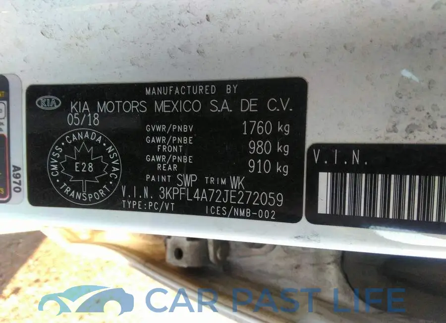 3KPFL4A72JE272059# 9