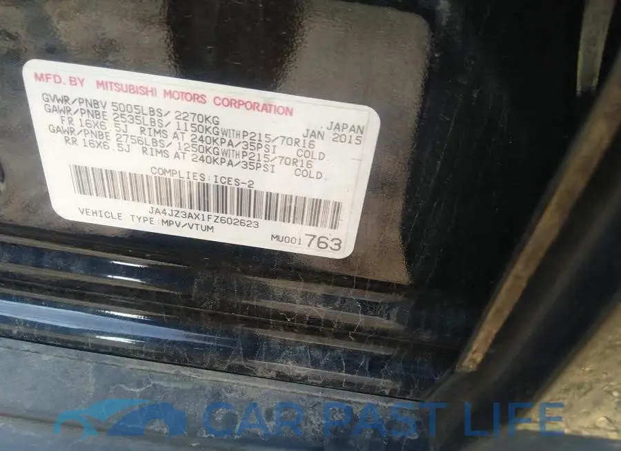 JA4JZ3AX1FZ602623# 9