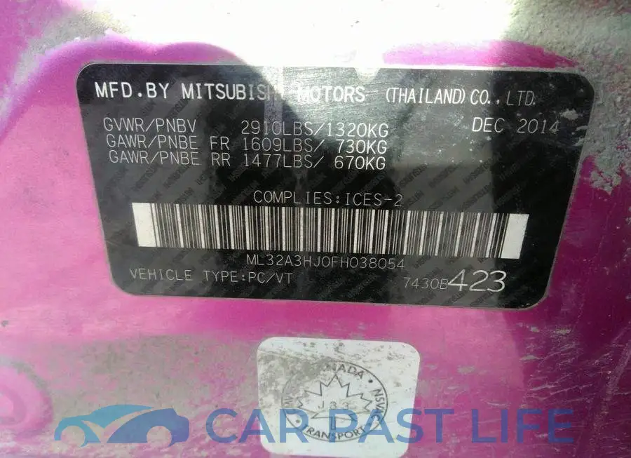 ML32A3HJ0FH038054# 9
