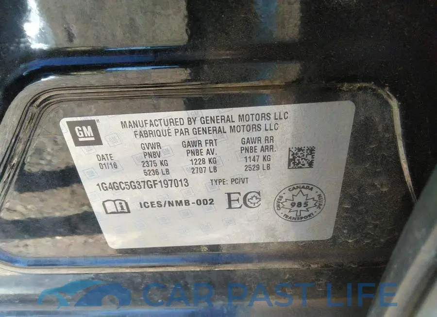 1G4GC5G37GF197013# 9