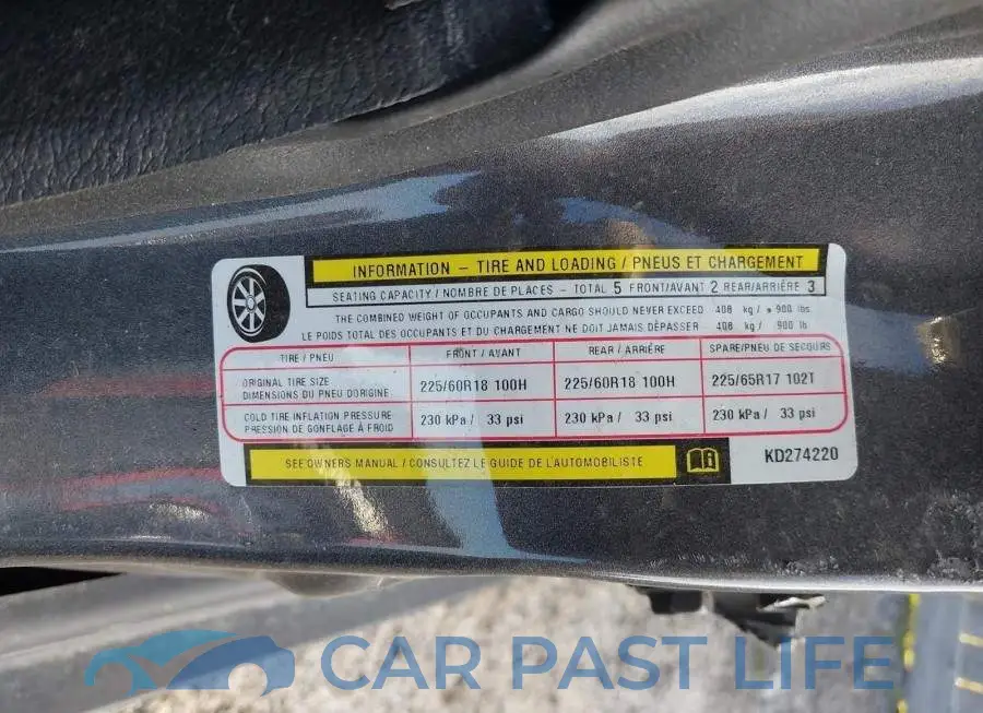1C4PJMDX3KD274220# 9