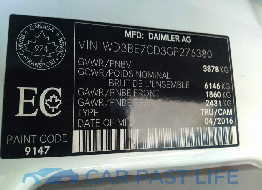 WD3BE7CD3GP276380# 9