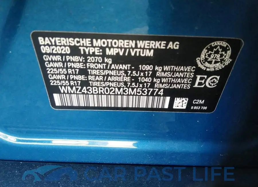 WMZ43BR02M3M53774# 9