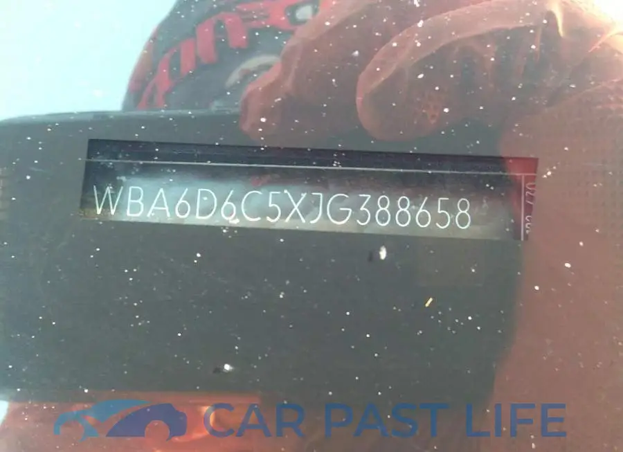 WBA6D6C5XJG388658# 9