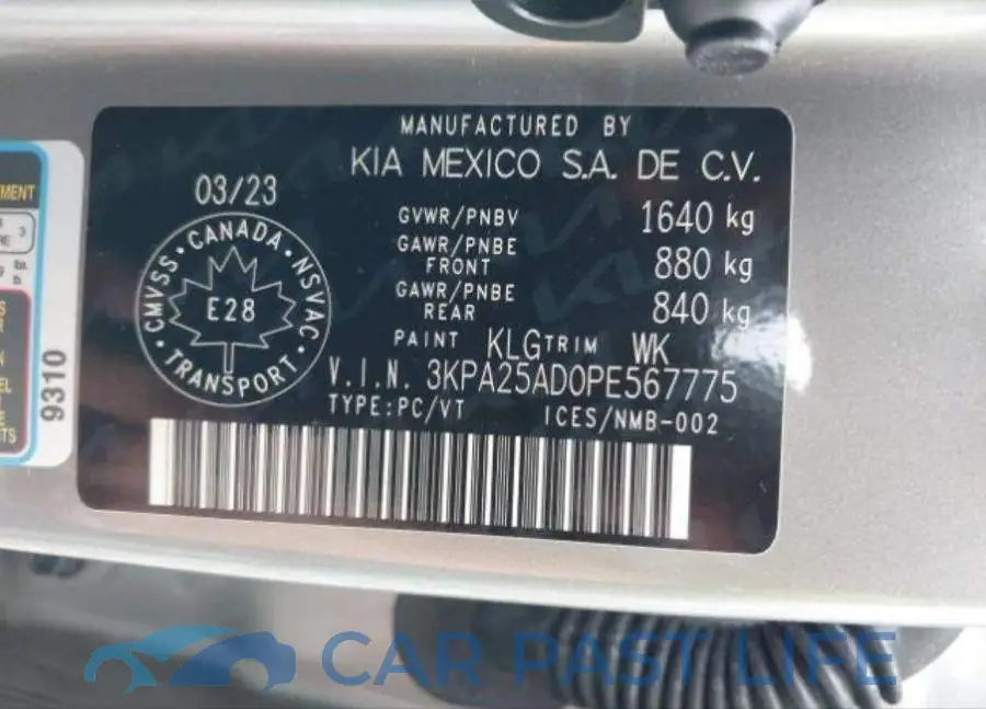 3KPA25AD0PE567775# 10