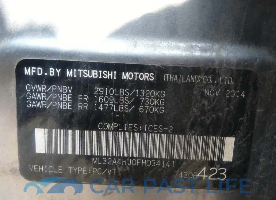 ML32A4HJ0FH034141# 9