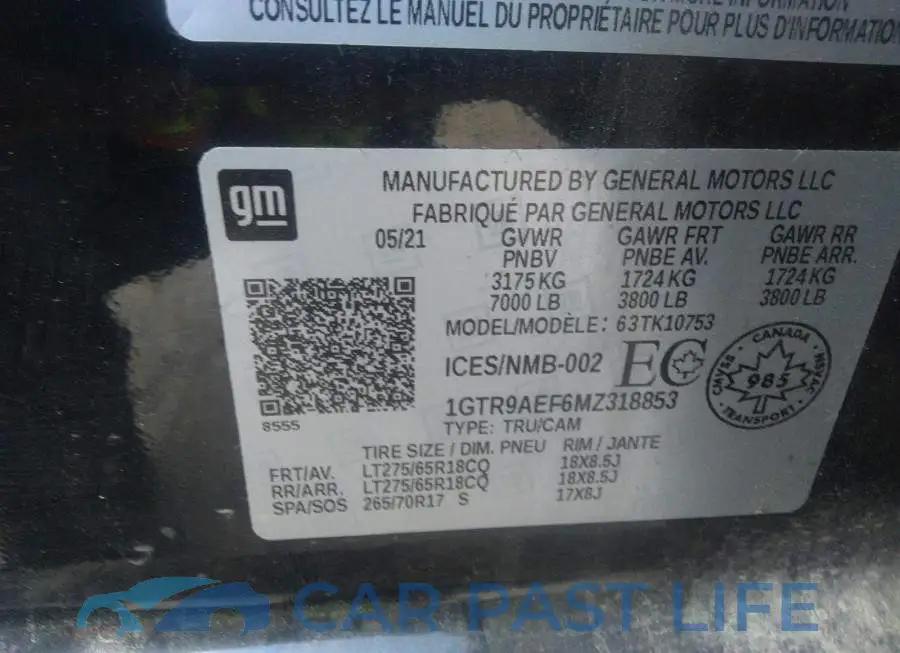 1GTR9AEF6MZ318853# 9