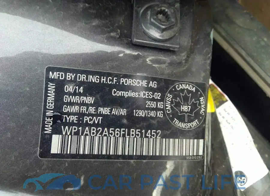 WP1AB2A56FLB51452# 9