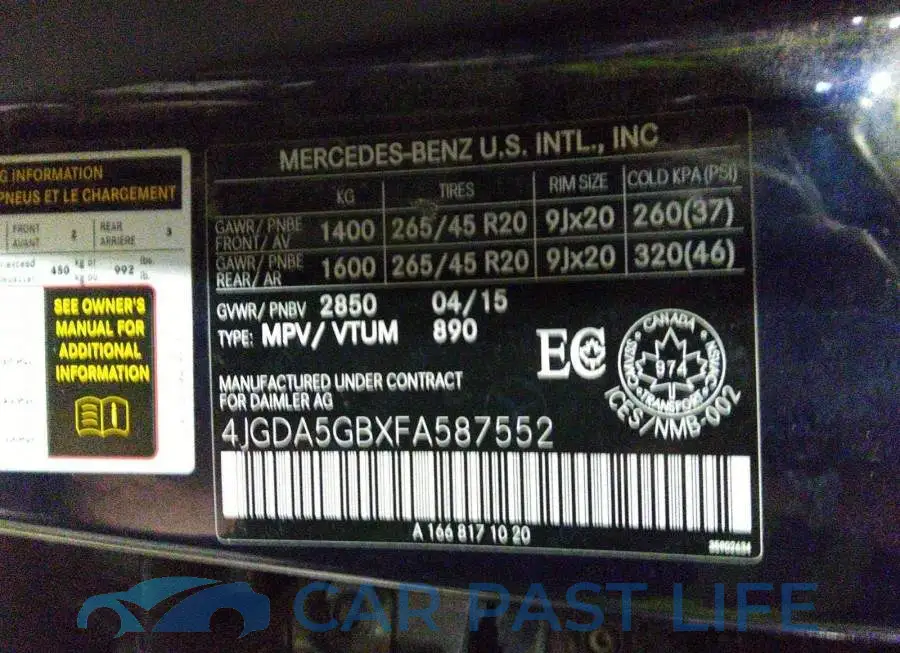 4JGDA5GBXFA587552# 9