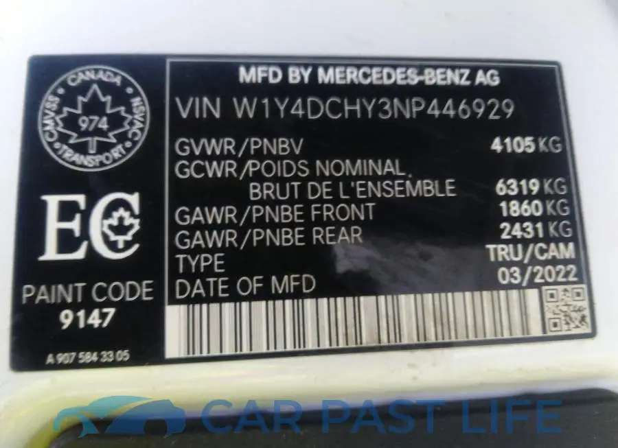 W1Y4DCHY3NP446929# 9