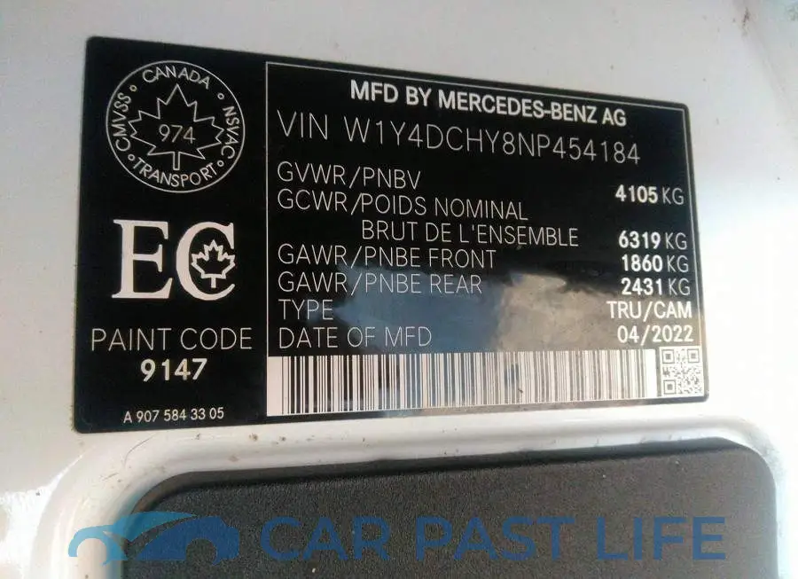 W1Y4DCHY8NP454184# 9