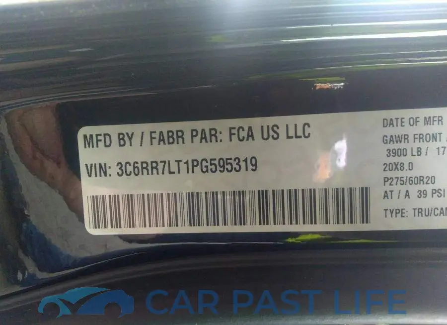3C6RR7LT1PG595319# 9