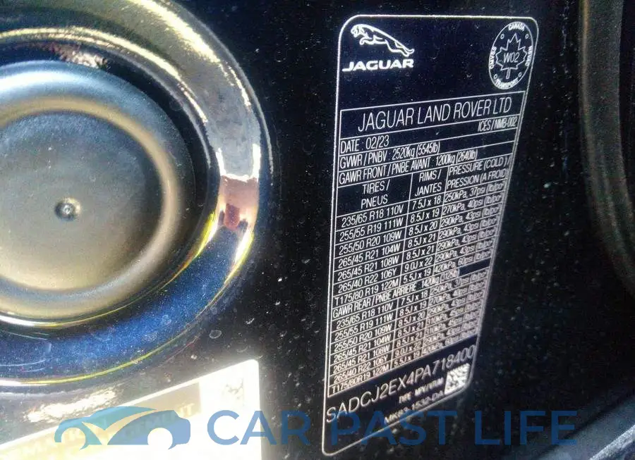 SADCJ2EX4PA718400# 9