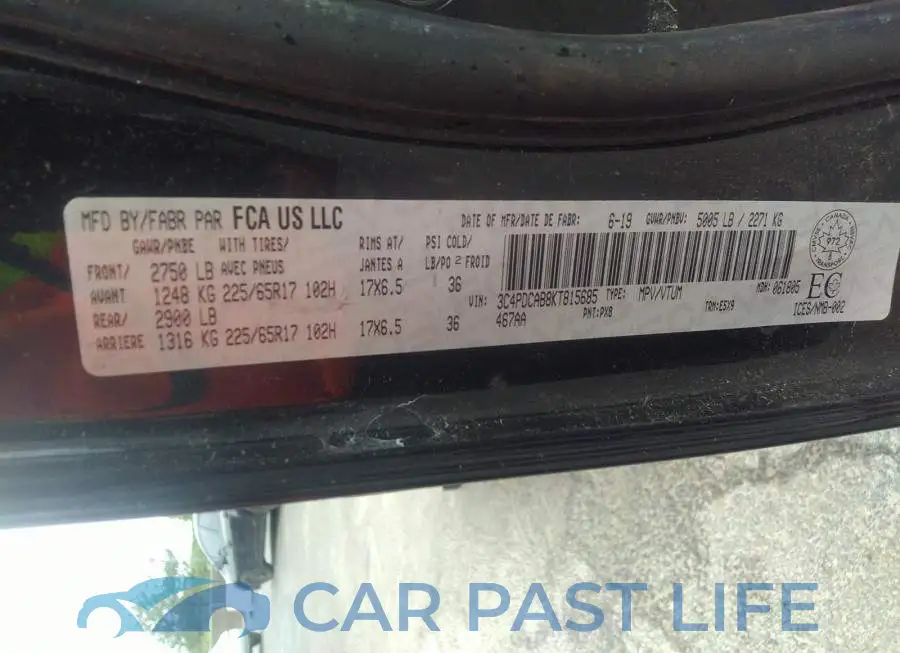3C4PDCAB8KT815685# 9