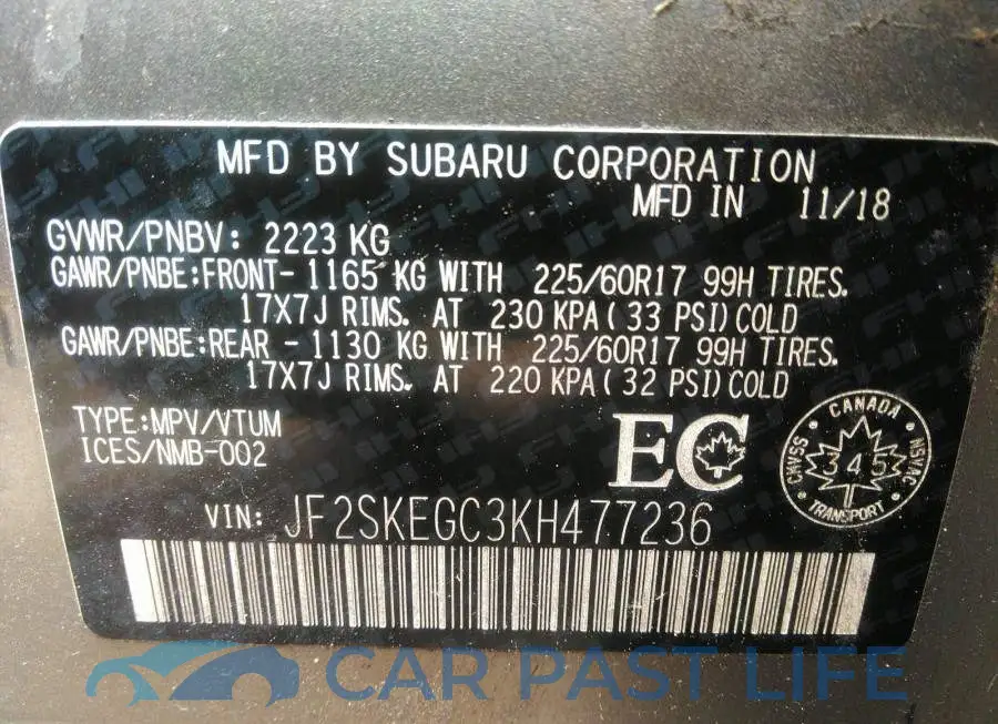 JF2SKEGC3KH477236# 9