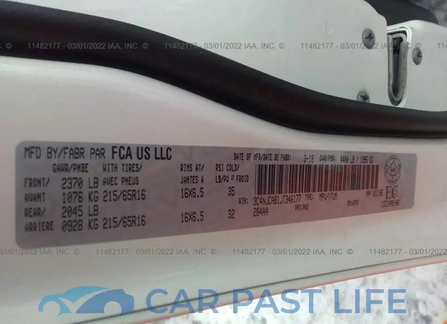 3C4NJCAB1JT346177# 9