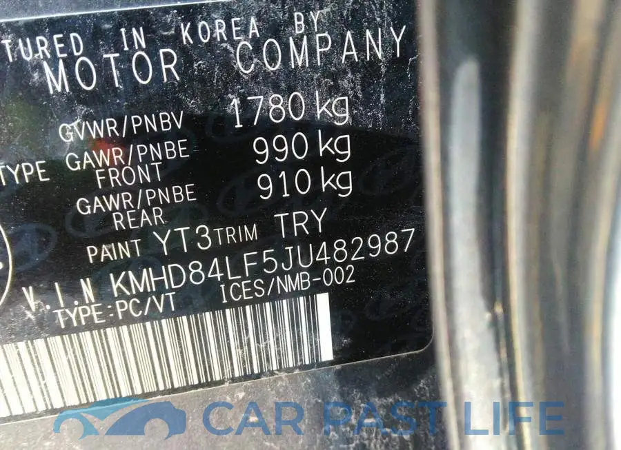 KMHD84LF5JU482987# 9