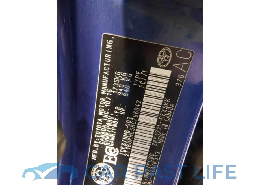 2T1BURHE5HC786042# 9