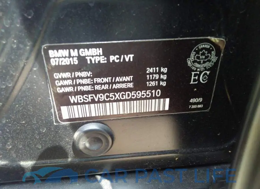 WBSFV9C5XGD595510# 9