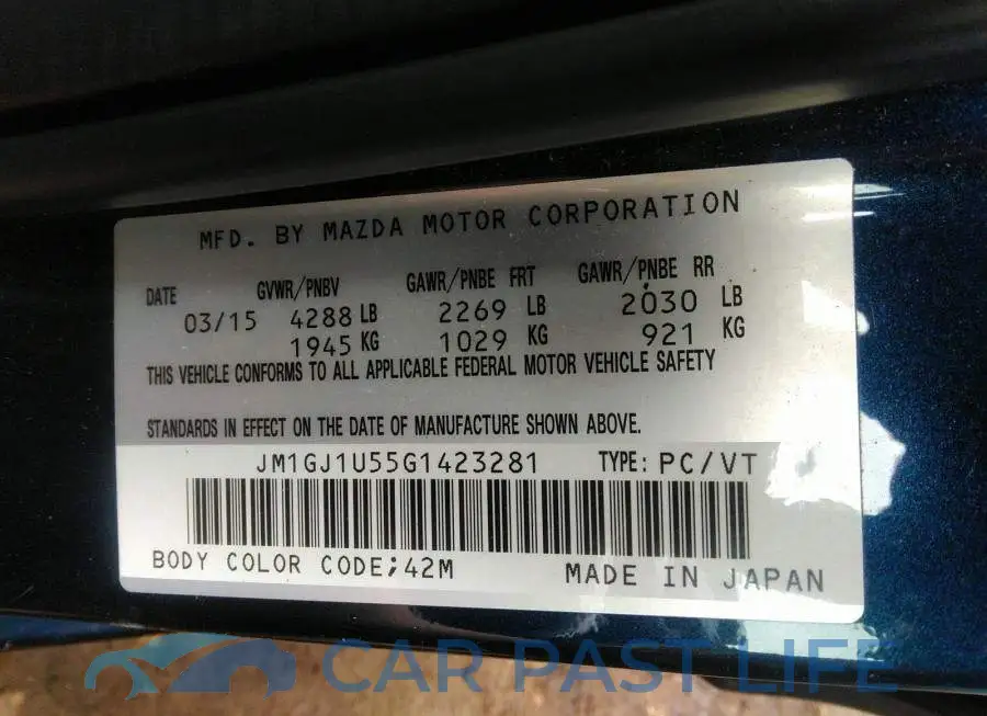 JM1GJ1U55G1423281# 9