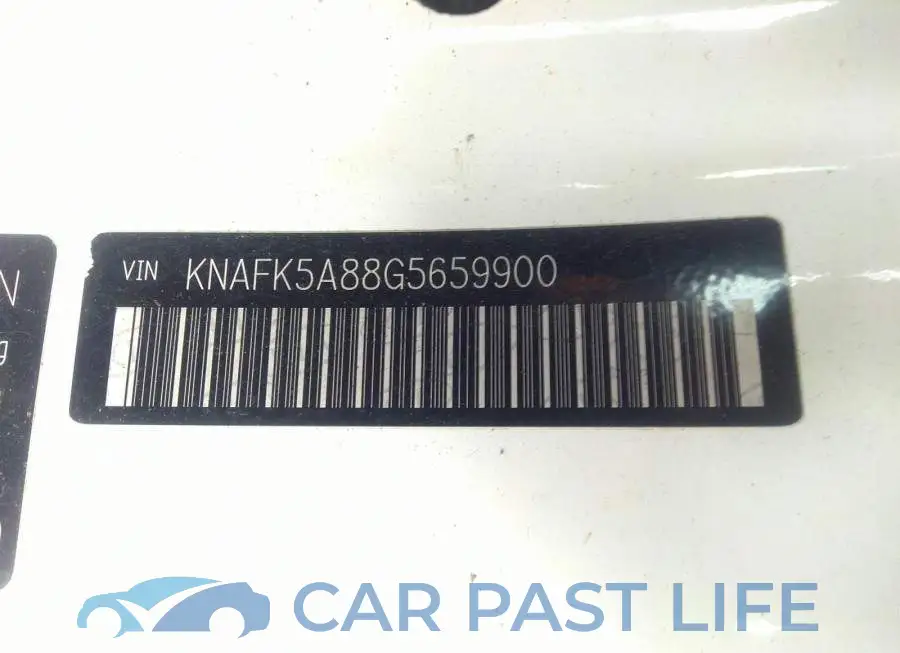 KNAFK5A88G5659900# 9